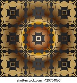 Abstract floral pattern. Repeating vector background for fabric, prints, cards