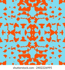 Abstract floral pattern seamless background cute small flowers motif.  Bizarre Art Illustration