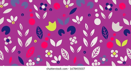 Patrón floral abstracto. Textura de flores sin soldadura para el fondo, envoltura, textil, papel, papel pintado. Impresión decorativa de la moda.