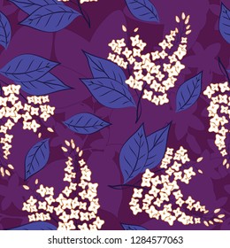 Abstract Floral Pattern (Seamless Vector)