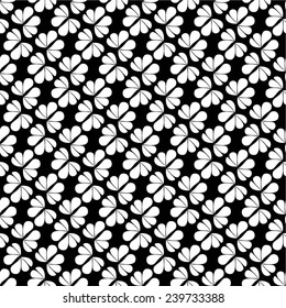 Abstract floral pattern, seamless vector background.