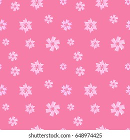 Abstract floral pattern - seamless vector illustration.