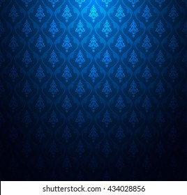 abstract floral pattern texture background blue elegant vector