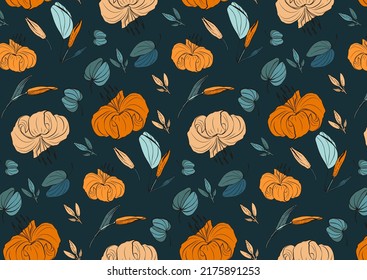 Abstract Floral Pattern Vector Background