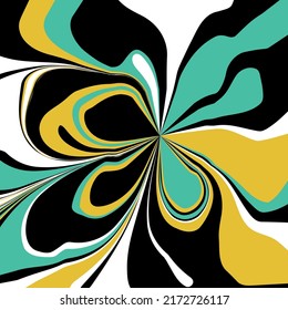 Resumen del patrón floral. Ilustración vectorial.
