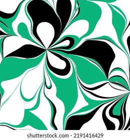Abstract floral pattern. Vector Illustration.