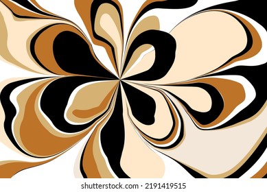 Abstract floral pattern. Vector Illustration.