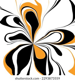 Abstract floral pattern. Vector Illustration.