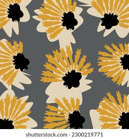 Abstract floral pattern. Vector Illustration.