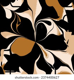 Abstract floral pattern. Vector Illustration