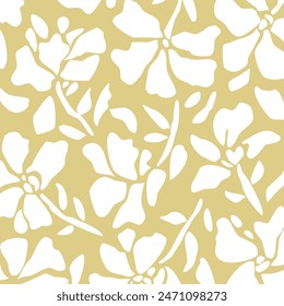 Abstractas patrón floral. Ilustración vectorial.