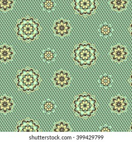 Abstract floral  pattern. Vector illustration. Floral background.