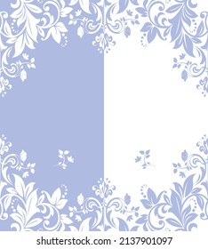Abstract floral pattern. Vector seamless background. Perfect for invitations or announcements.