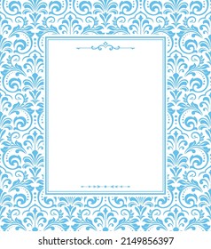 Abstract floral pattern. Vector seamless background. Perfect for invitations or announcements.