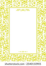 Abstract floral pattern. Vector seamless background. Perfect for invitations or announcements.