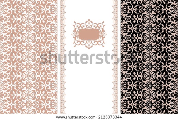 Abstract floral pattern. Vector\
seamless background. Perfect for invitations or\
announcements.