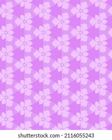 Abstract floral pattern. Very soft magenta, seamless vector pattern