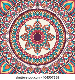 Abstract floral pattern. Vintage decorative elements. Hand drawn background. Islam, Arabic, Indian, ottoman motifs