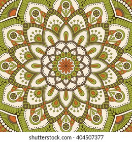 Abstract floral pattern. Vintage decorative elements. Hand drawn background. Islam, Arabic, Indian, ottoman motifs