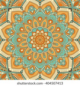 Abstract floral pattern. Vintage decorative elements. Hand drawn background. Islam, Arabic, Indian, ottoman motifs