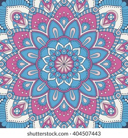 Abstract floral pattern. Vintage decorative elements. Hand drawn background. Islam, Arabic, Indian, ottoman motifs