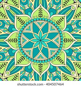Abstract floral pattern. Vintage decorative elements. Hand drawn background. Islam, Arabic, Indian, ottoman motifs