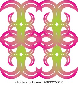 padrão floral abstrato com fundo branco