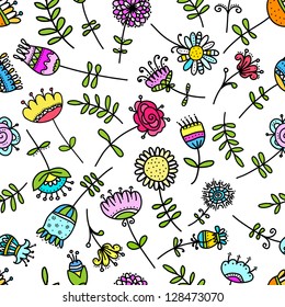 Abstract floral pattern for your design