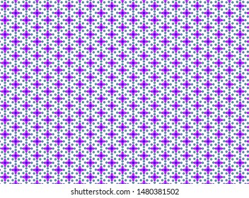 Abstract Floral With Polka Dots