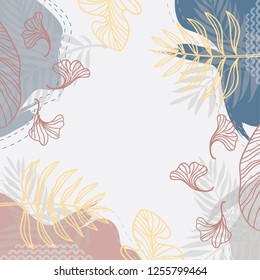 Abstract floral scarf pattern. Hijab style