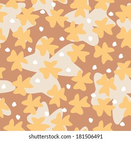Abstract floral seamless background