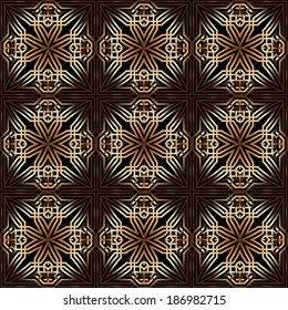 Abstract floral seamless background.