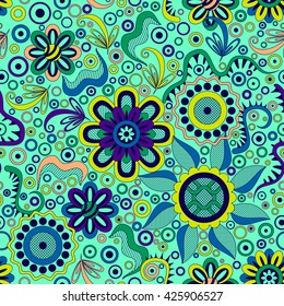 Abstract Floral Seamless Background