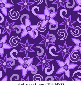 Abstract Floral seamless background, pattern