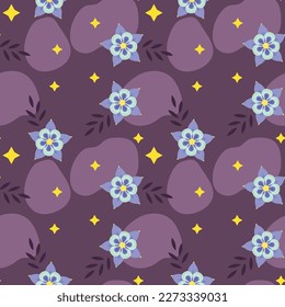 Abstract floral seamless colorful pattern background. Perfect for textiles, apparel, wallpaper etc. Cute pattern in small flower. Small colorful flowers. Meadow seamless pattern