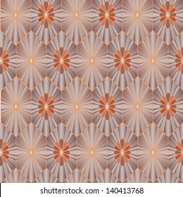 Abstract floral seamless ornamental pattern. Elegant seamless background.