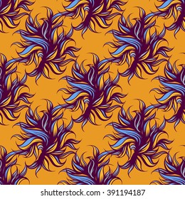 Abstract floral seamless pattern.