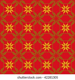 abstract floral seamless pattern