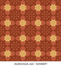 abstract floral seamless pattern