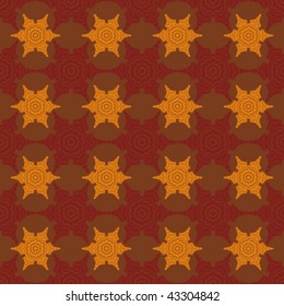 abstract floral seamless pattern