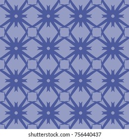 Abstract floral seamless pattern