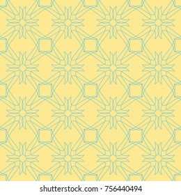 Abstract floral seamless pattern