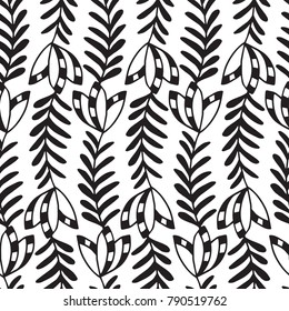 abstract floral seamless pattern