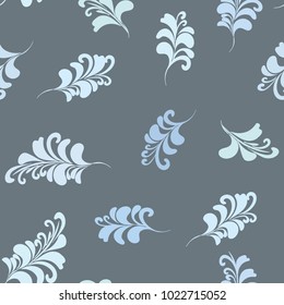 Abstract floral seamless pattern background