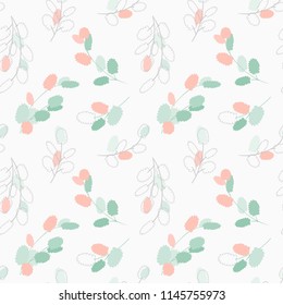 Abstract floral seamless pattern background