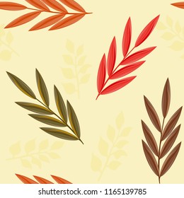 Abstract floral seamless pattern background
