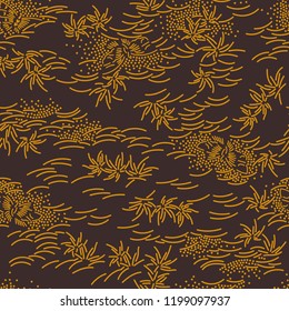 Abstract floral seamless pattern background