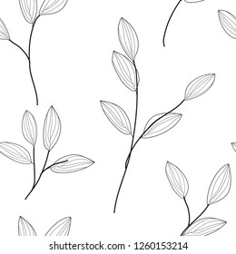 Abstract floral seamless pattern background