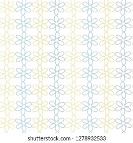 Abstract floral seamless pattern background