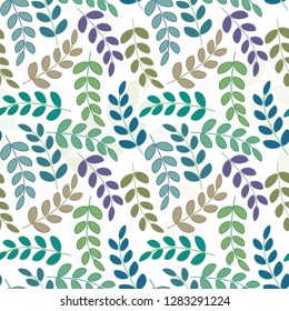 Abstract floral seamless pattern background